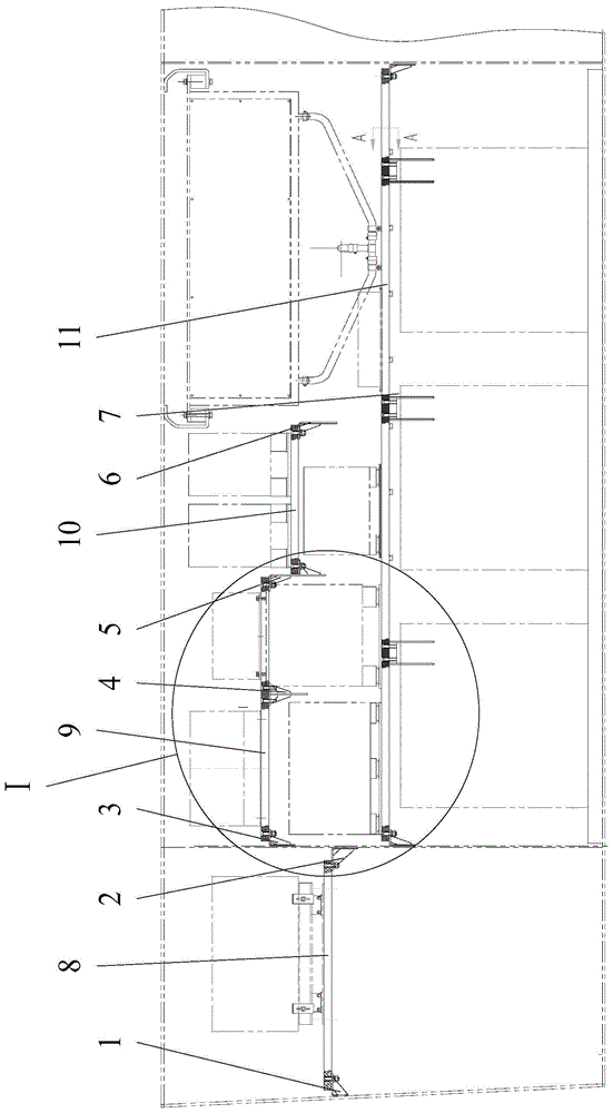 Vehicle equipment modularized installing device