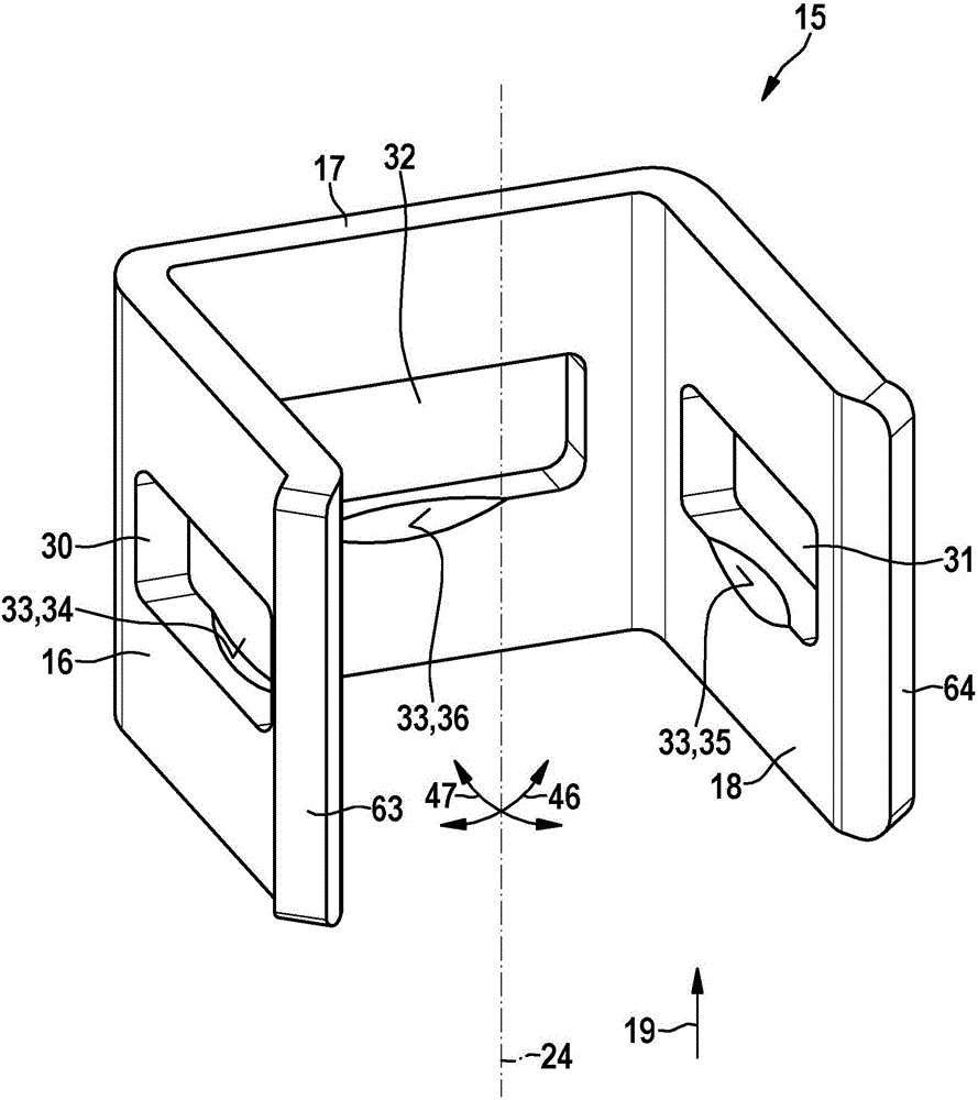 Fuel injection system having an assembly for joining a fuel injection valve with a fuel conveying component