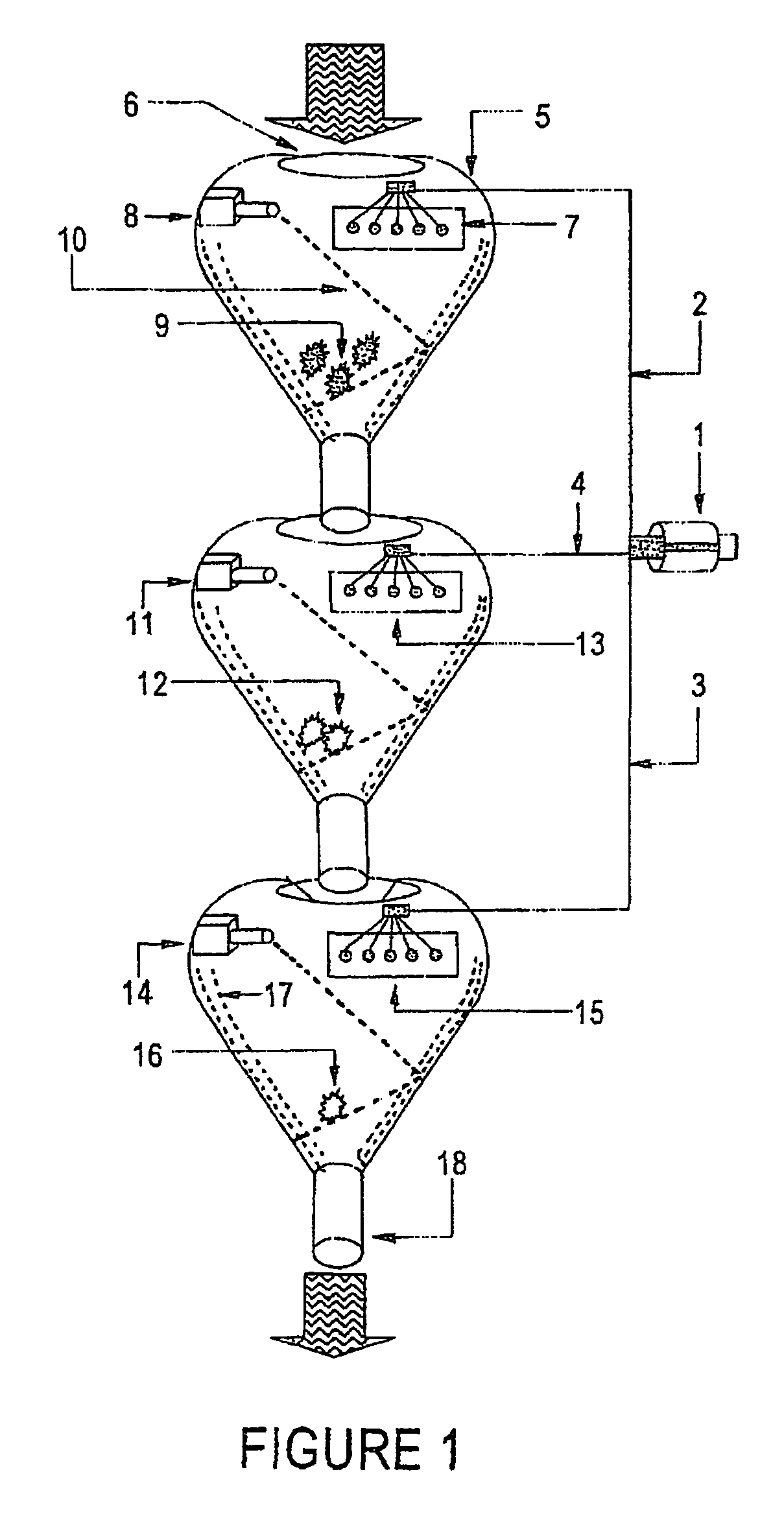 Method and device for disinfecting and purifying liquids and gasses