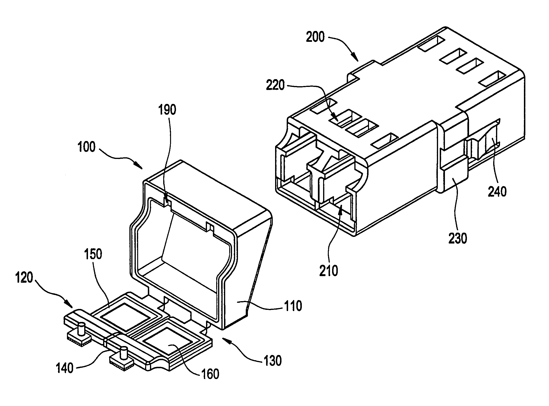 Dust shutter for an optical adapter