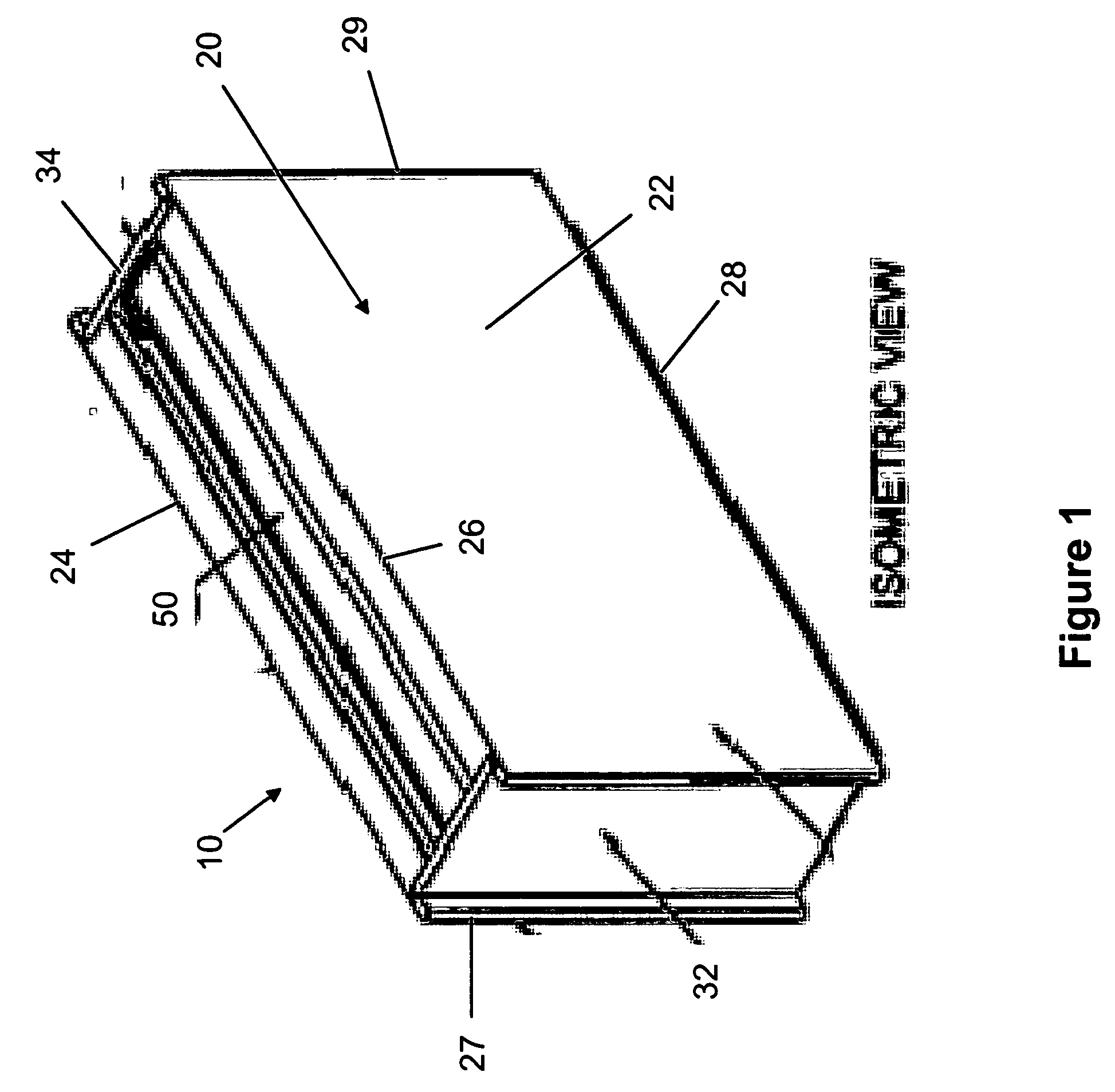 Adjustable mold and associated method for making a drainage channel