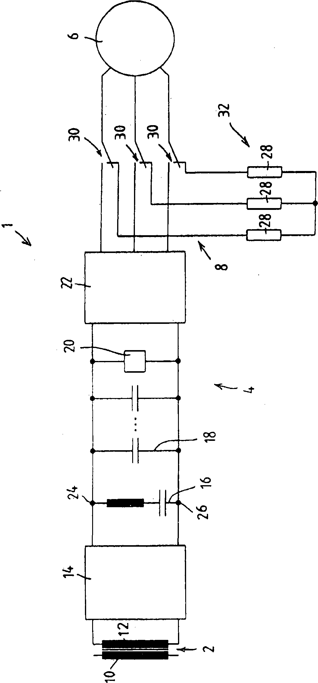 Traction drive of a rail vehicle for driving and generative braking with load correction