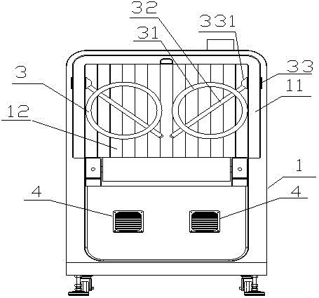 Baggage screening machine with limiting function