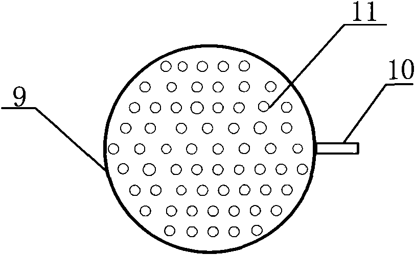 Deodorizing device and deodorizing method of bio-trickling filtration tower