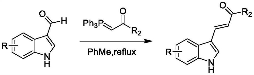 Synthetic method of alkenyl indole derivative