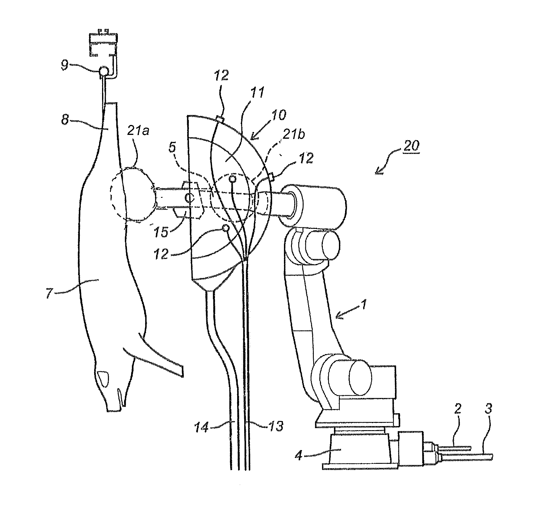 Device and Method for Processing Carcasses of Livestock