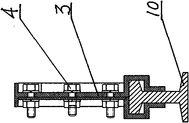 Bumper of track crane