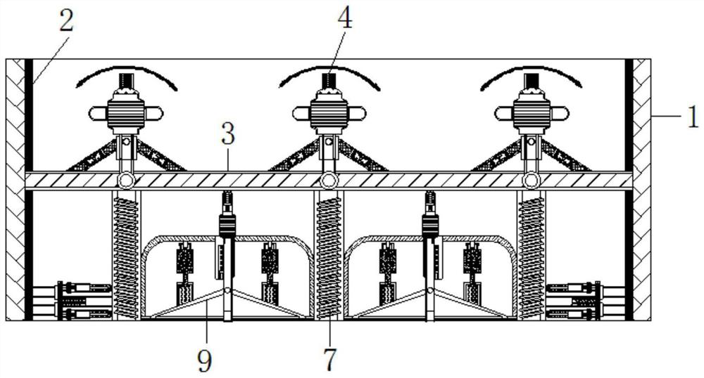 Special factory detection device for computer memory bank connection metal module