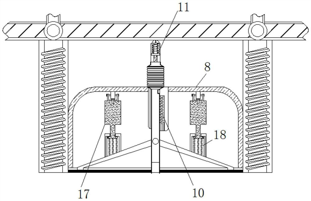 Special factory detection device for computer memory bank connection metal module