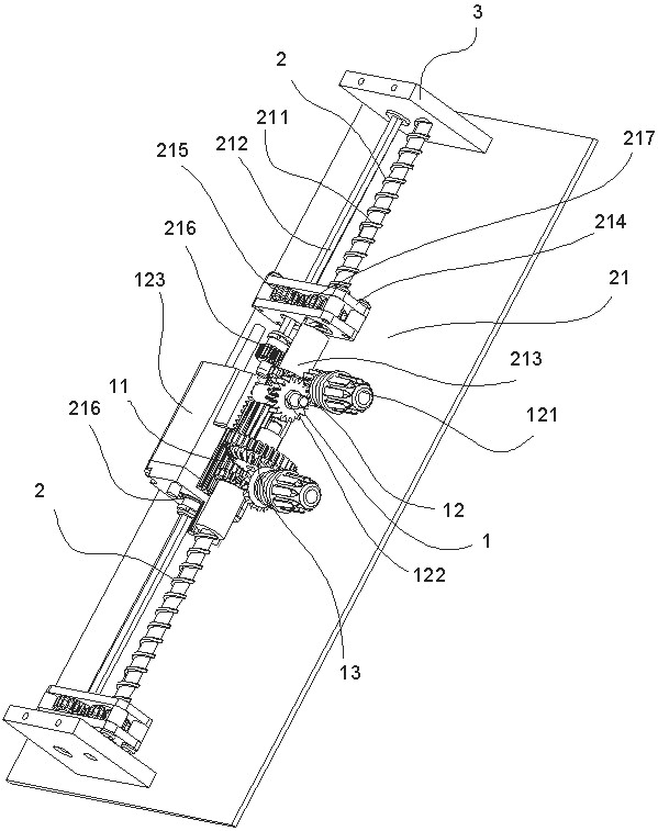 Multi-frequency antenna and its frequency-selective phase-shifting device