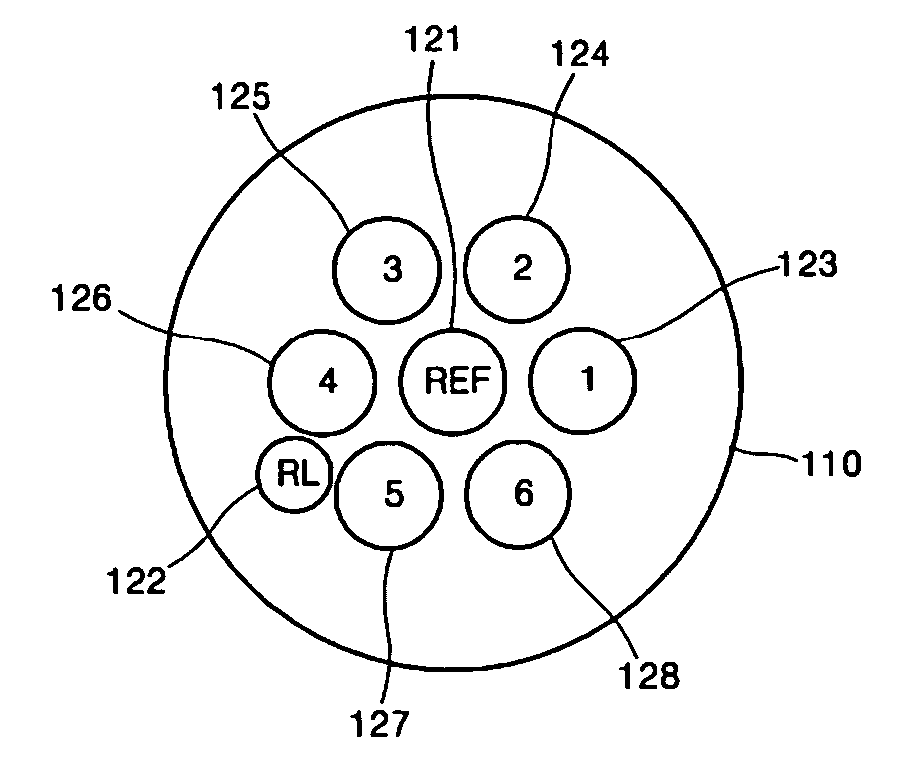 Method, medium, and apparatus measuring biological signals using multi-electrode module, with a lead search