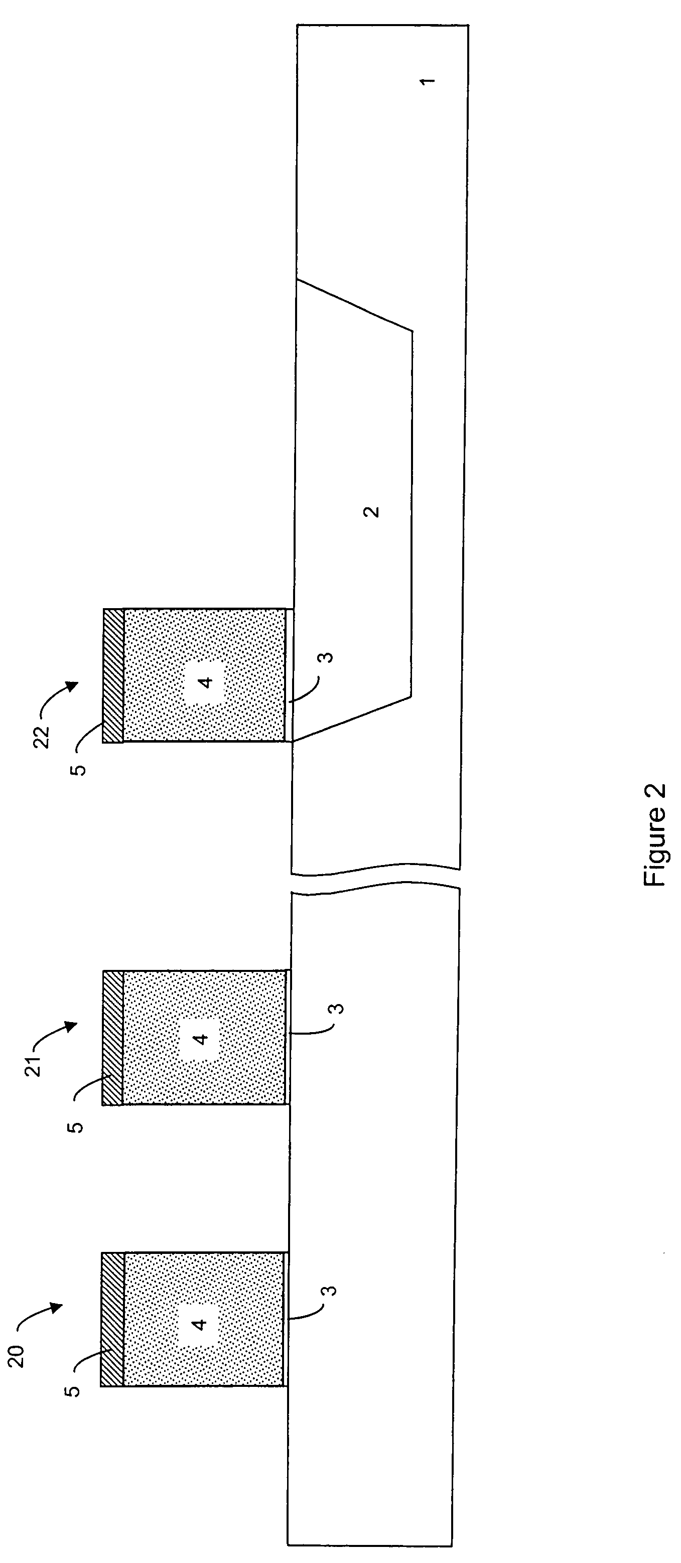 Self-aligned contact structure and process for forming self-aligned contact structure