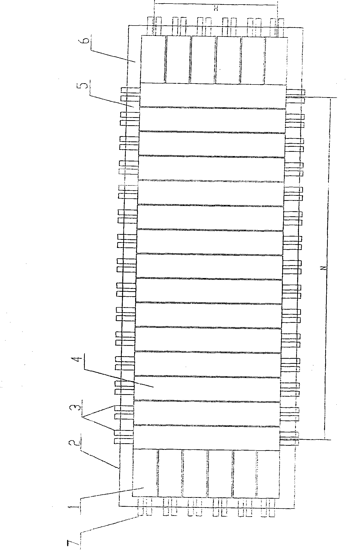 Novel cathode structure of aluminum cell