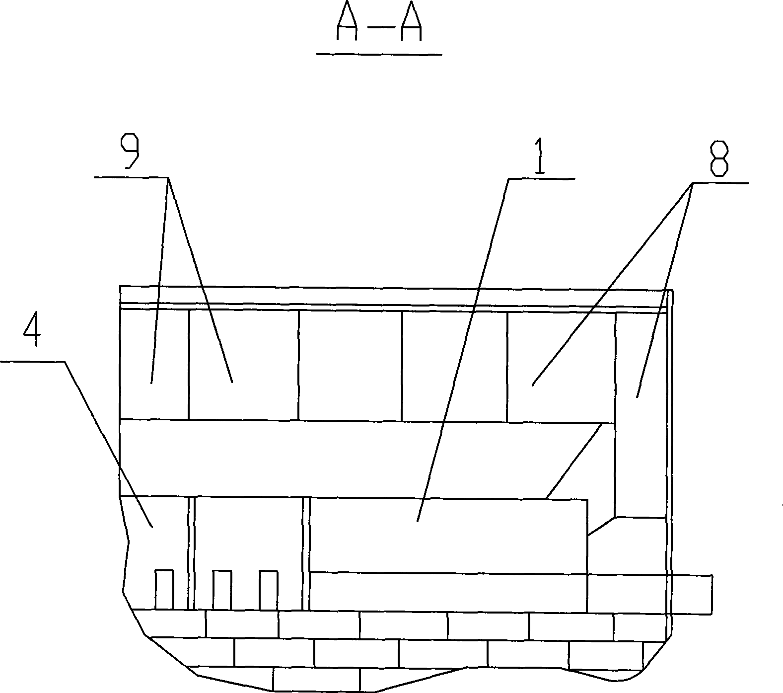 Novel cathode structure of aluminum cell