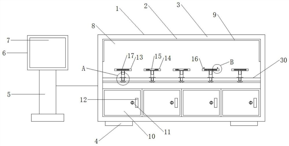 A three-dimensional model display device