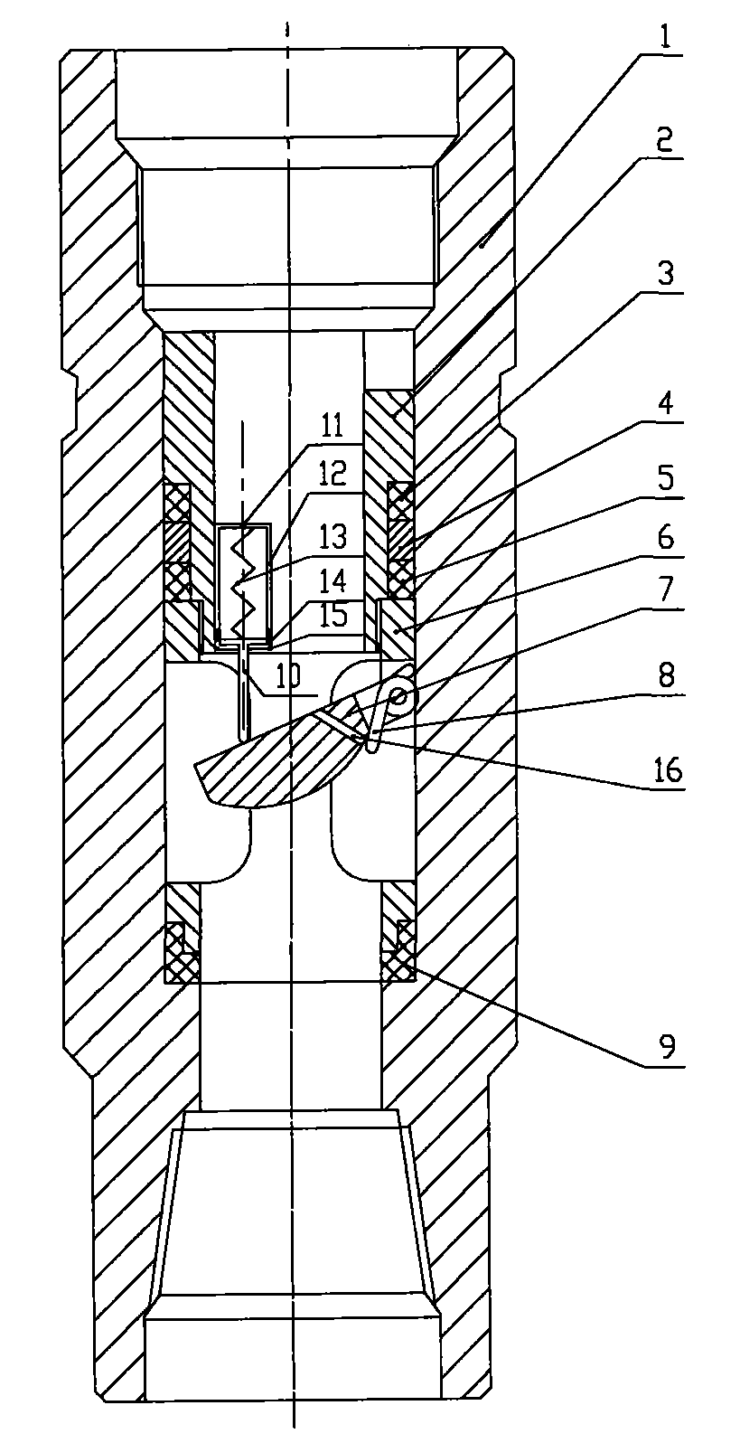 Pressure-transmitting supporting automatic grouting valve float valve