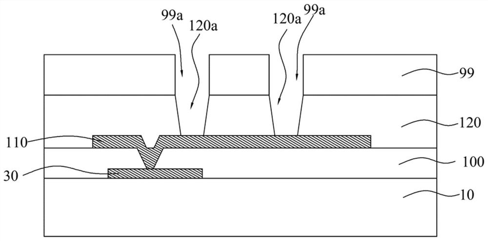 Metal probe structure and method for fabricating the same