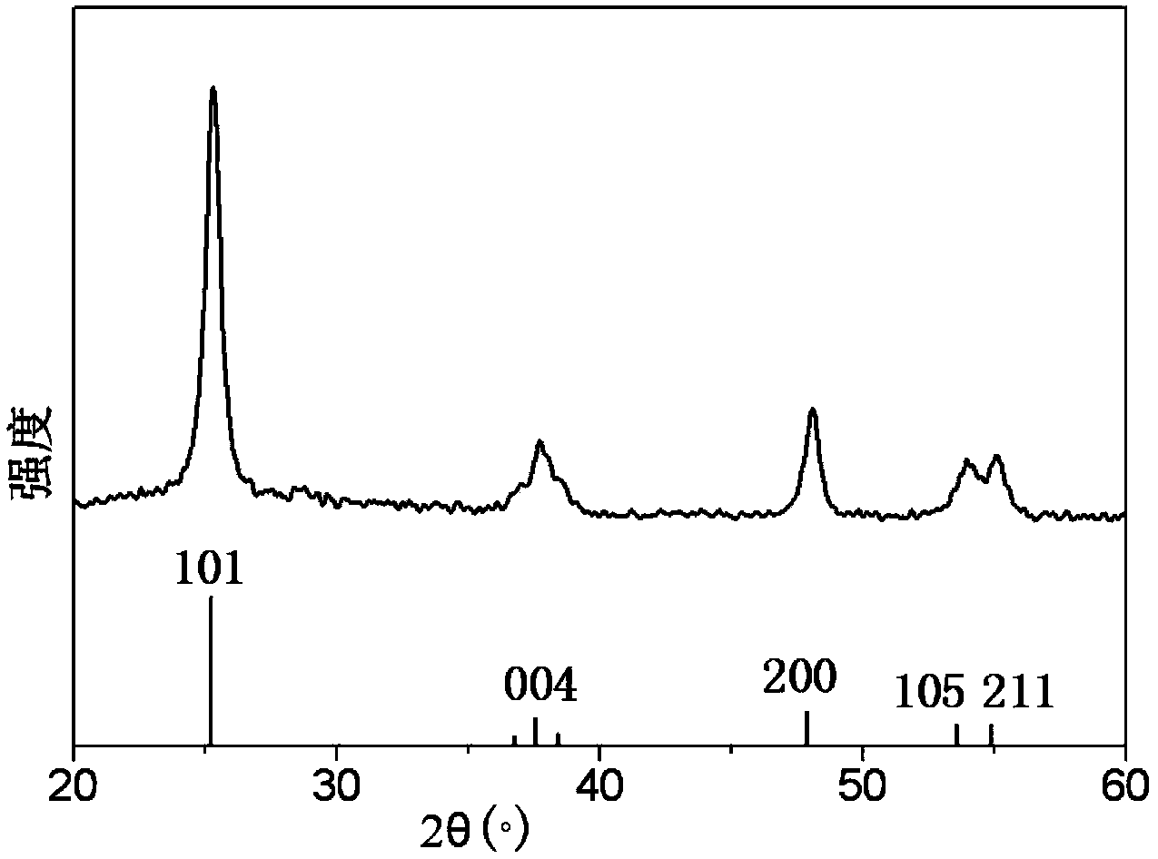 Three-dimensional sheet TiO2 material and preparation method and application thereof