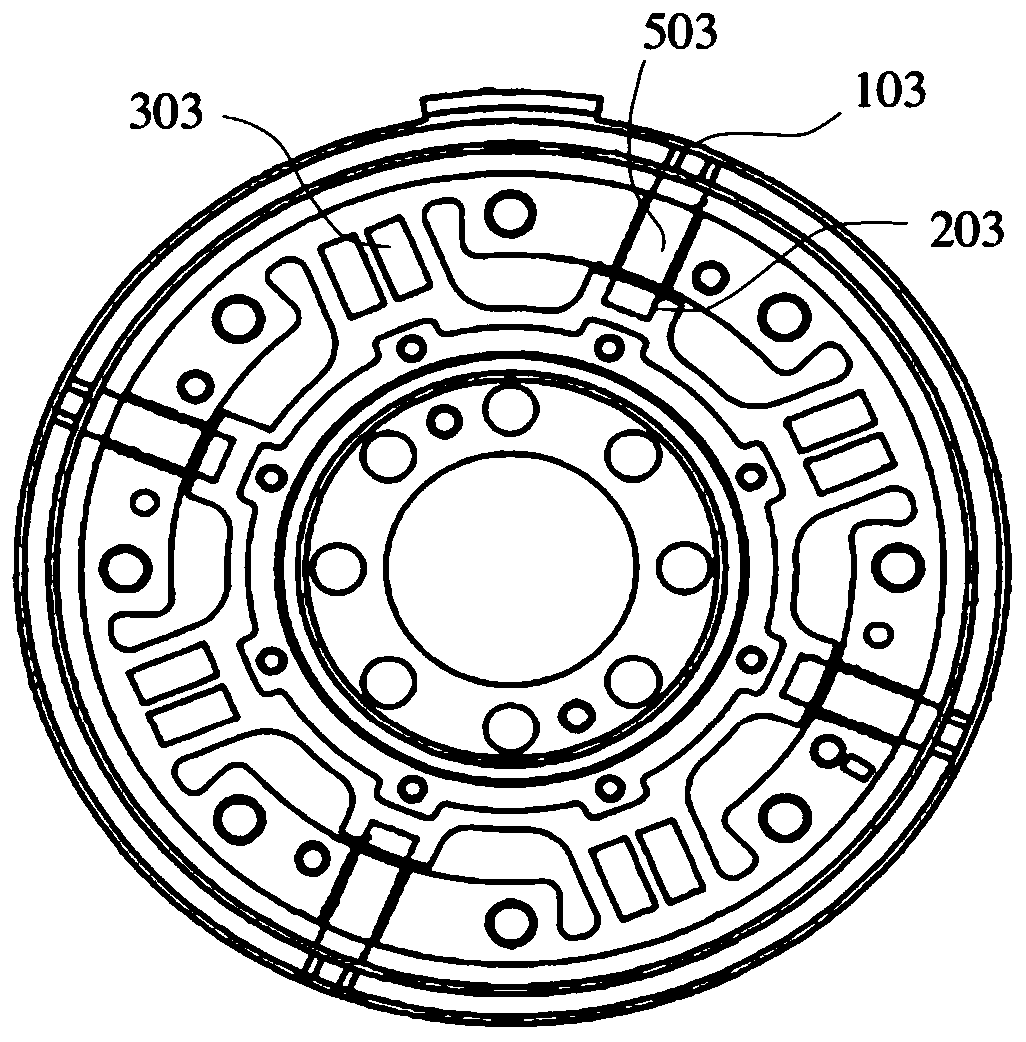 Structural part and overload protection mechanism of torque measuring device