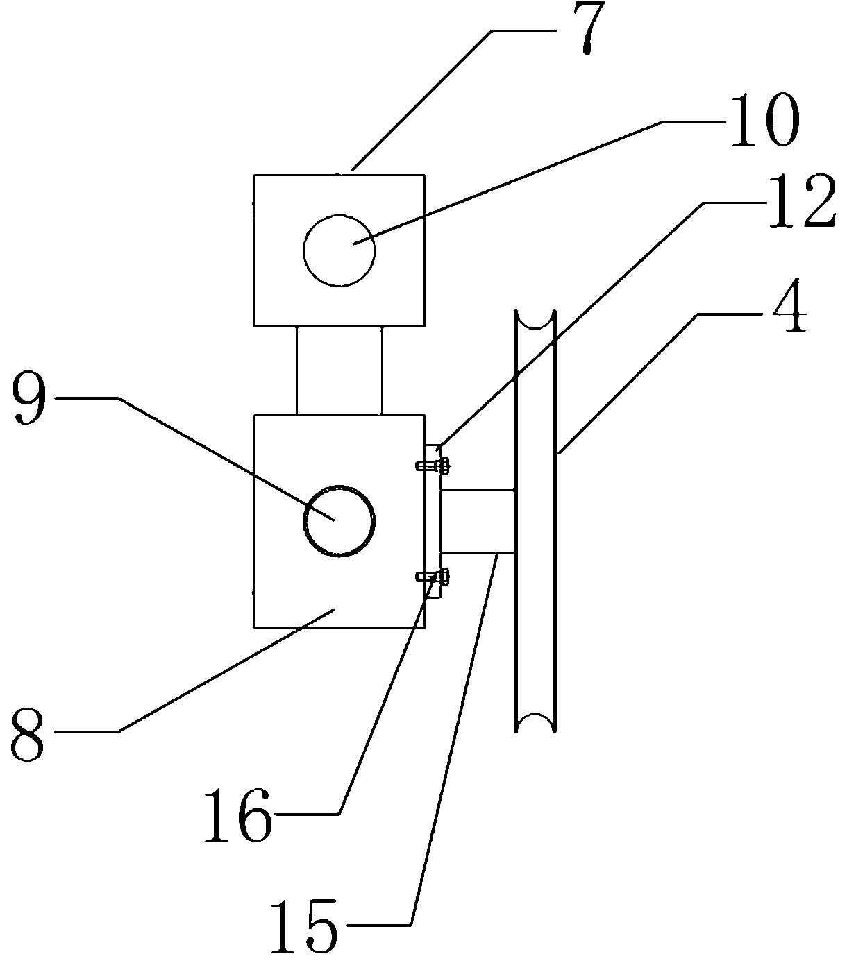 Wire rope guide device of winding engine
