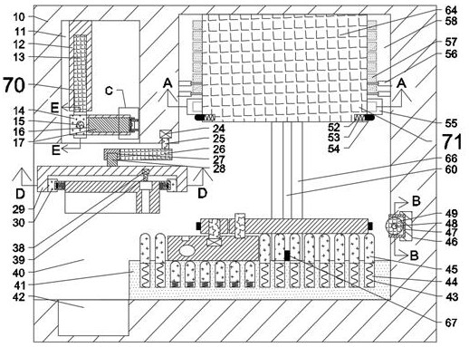 Device for automatically replacing electric saw chain