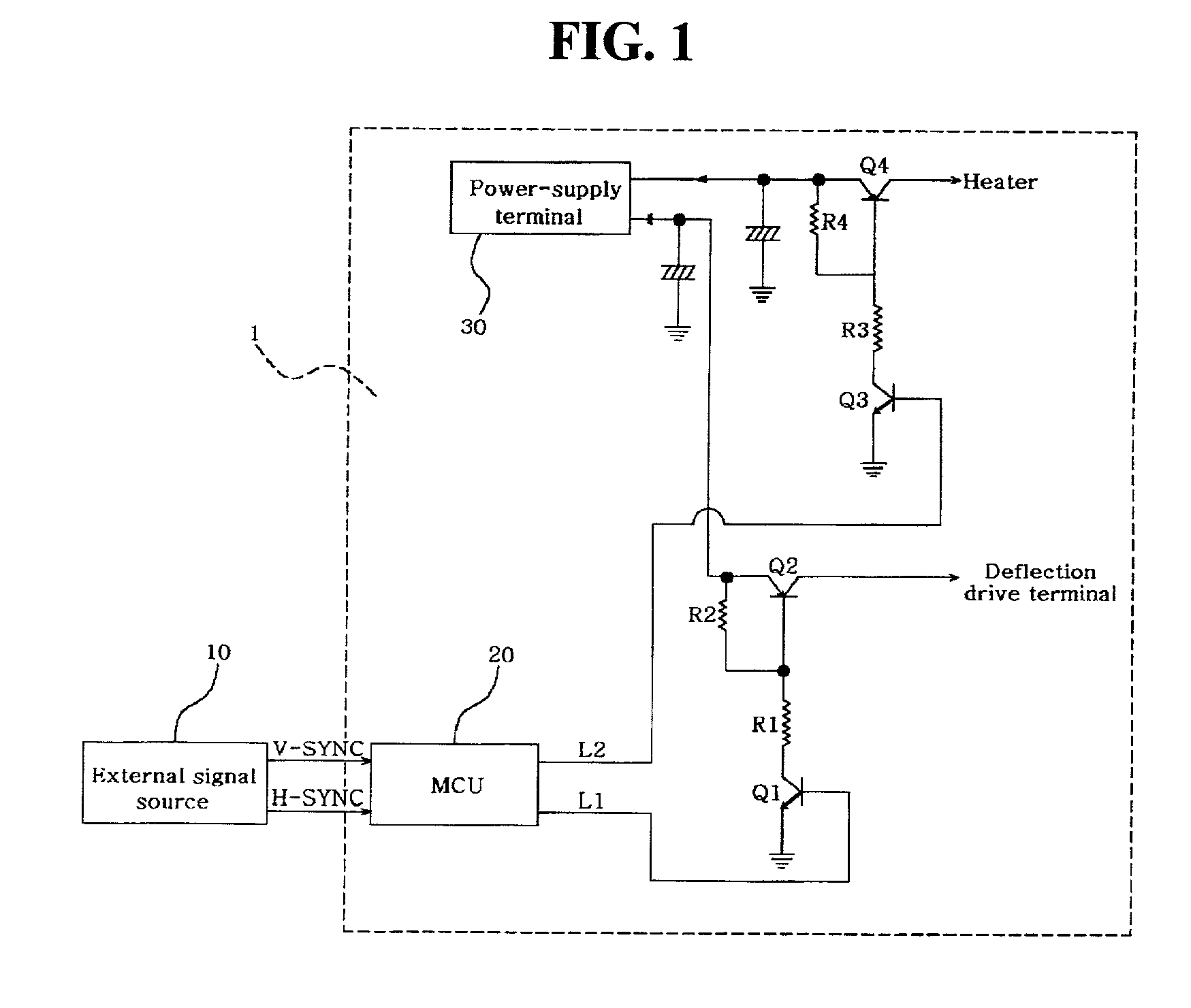 Device for reducing power consumption of a monitor and the method therof