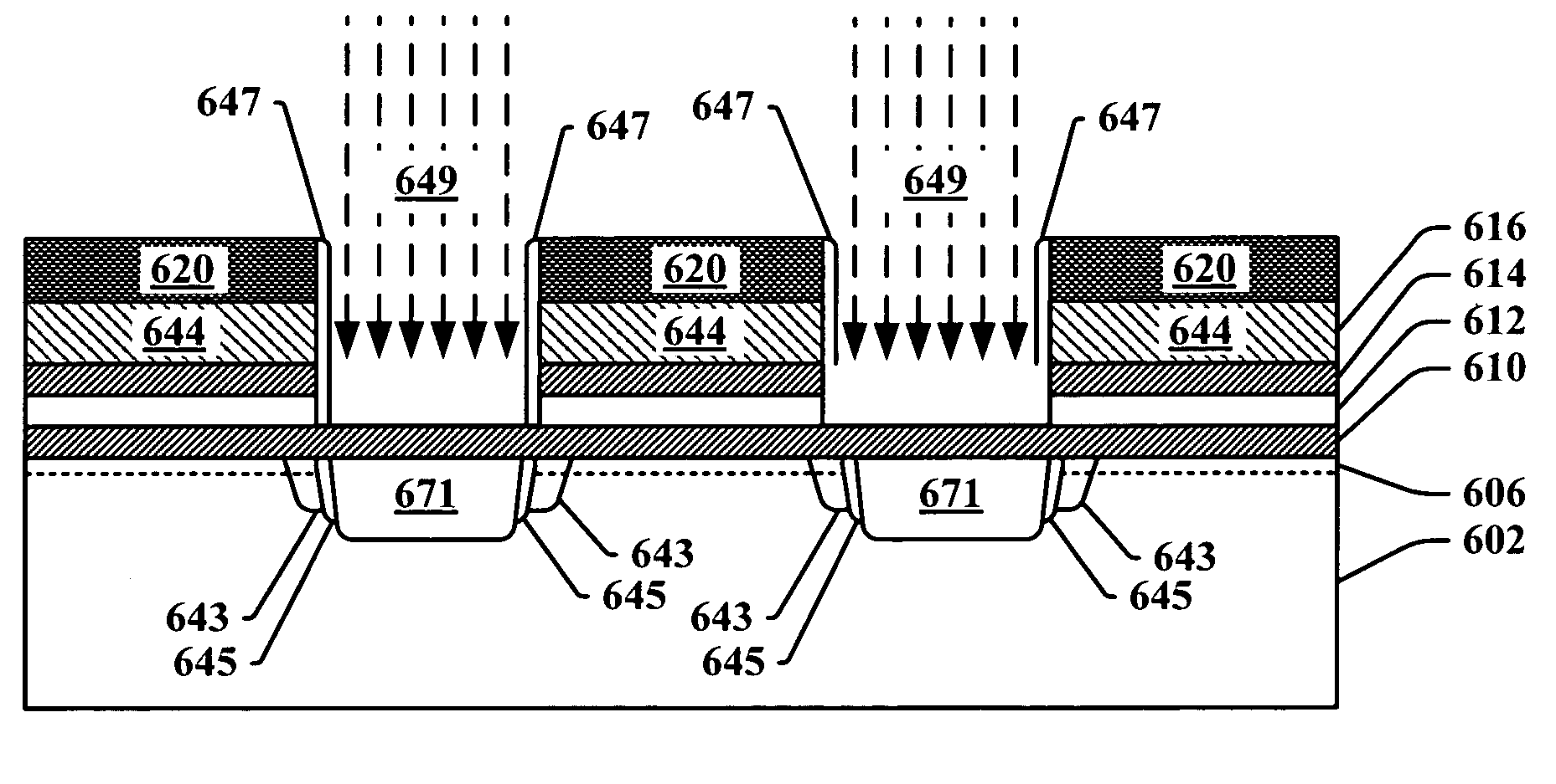 Deep bitline implant to avoid program disturb