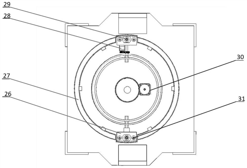 High-temperature-resistant fused deposition manufacturing printing device