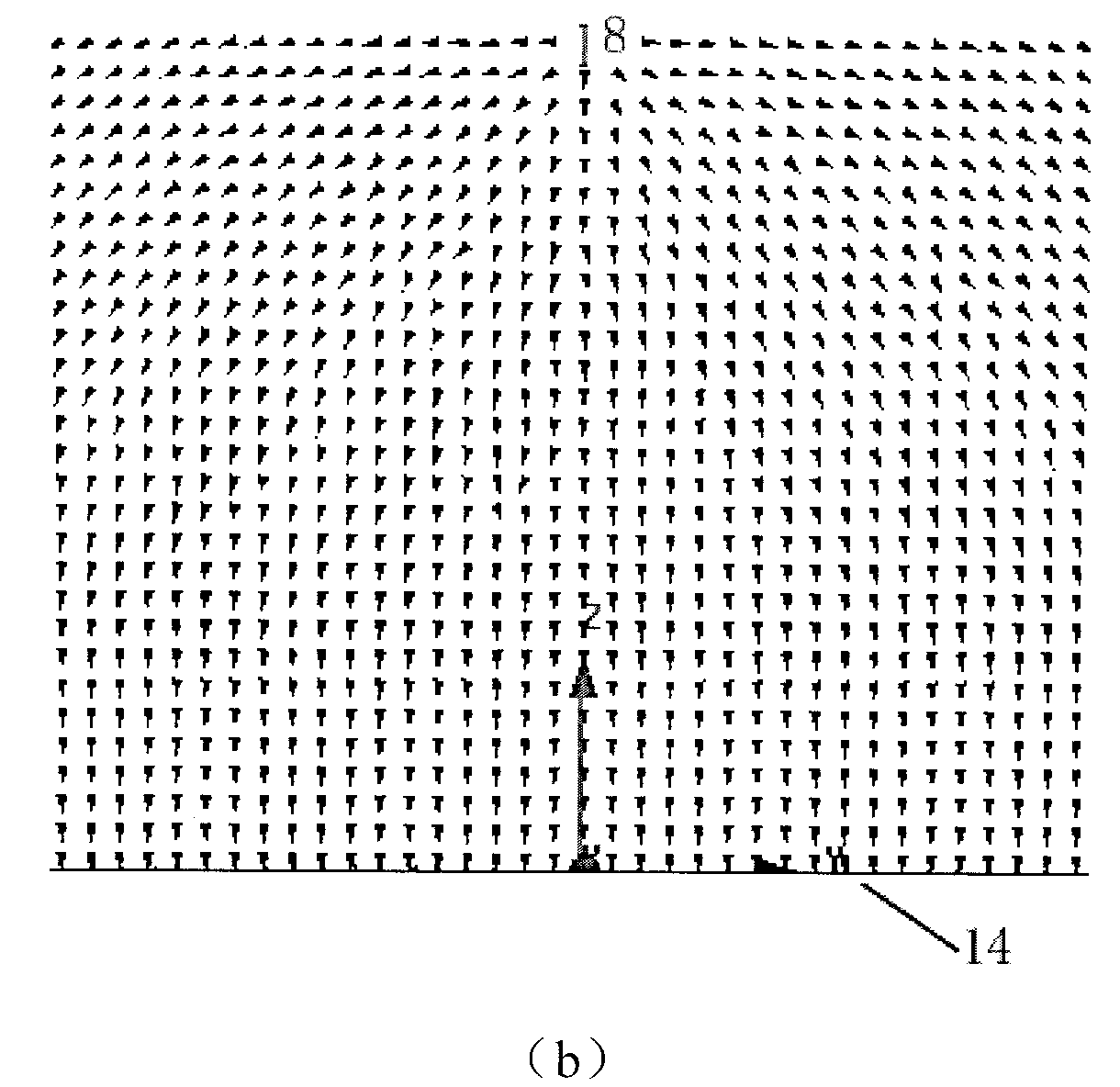 Orientation electro-spinning nanometer fiber spinning method and device thereof