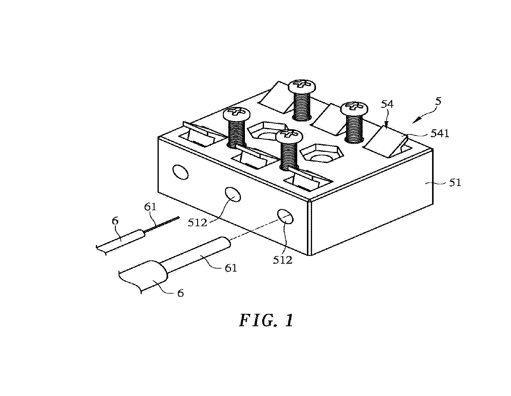 Screwless terminal block