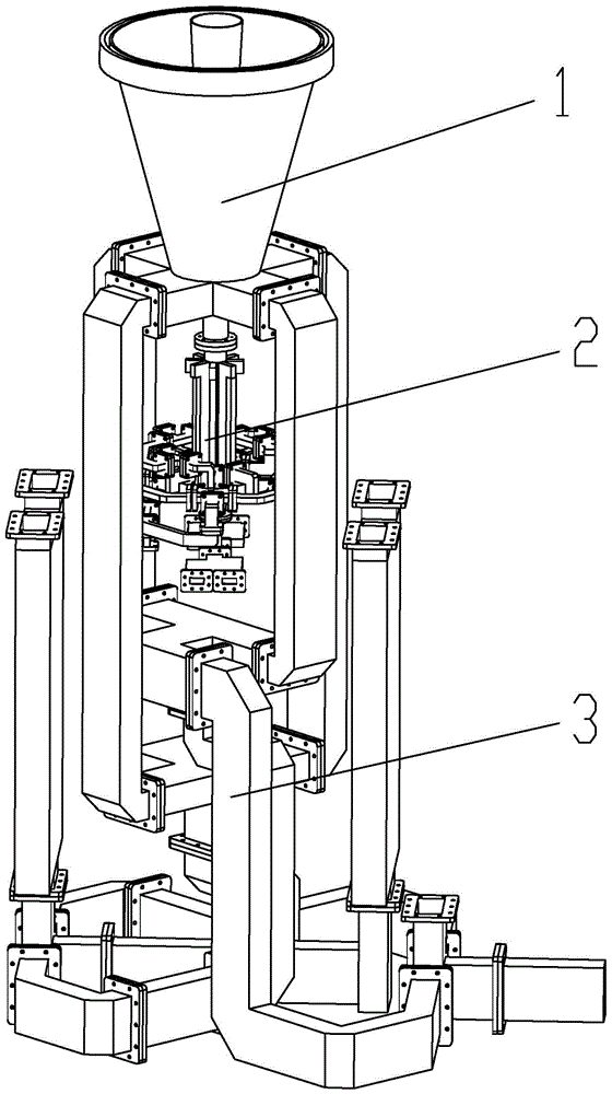 A coaxial s/x dual frequency shared feed source network