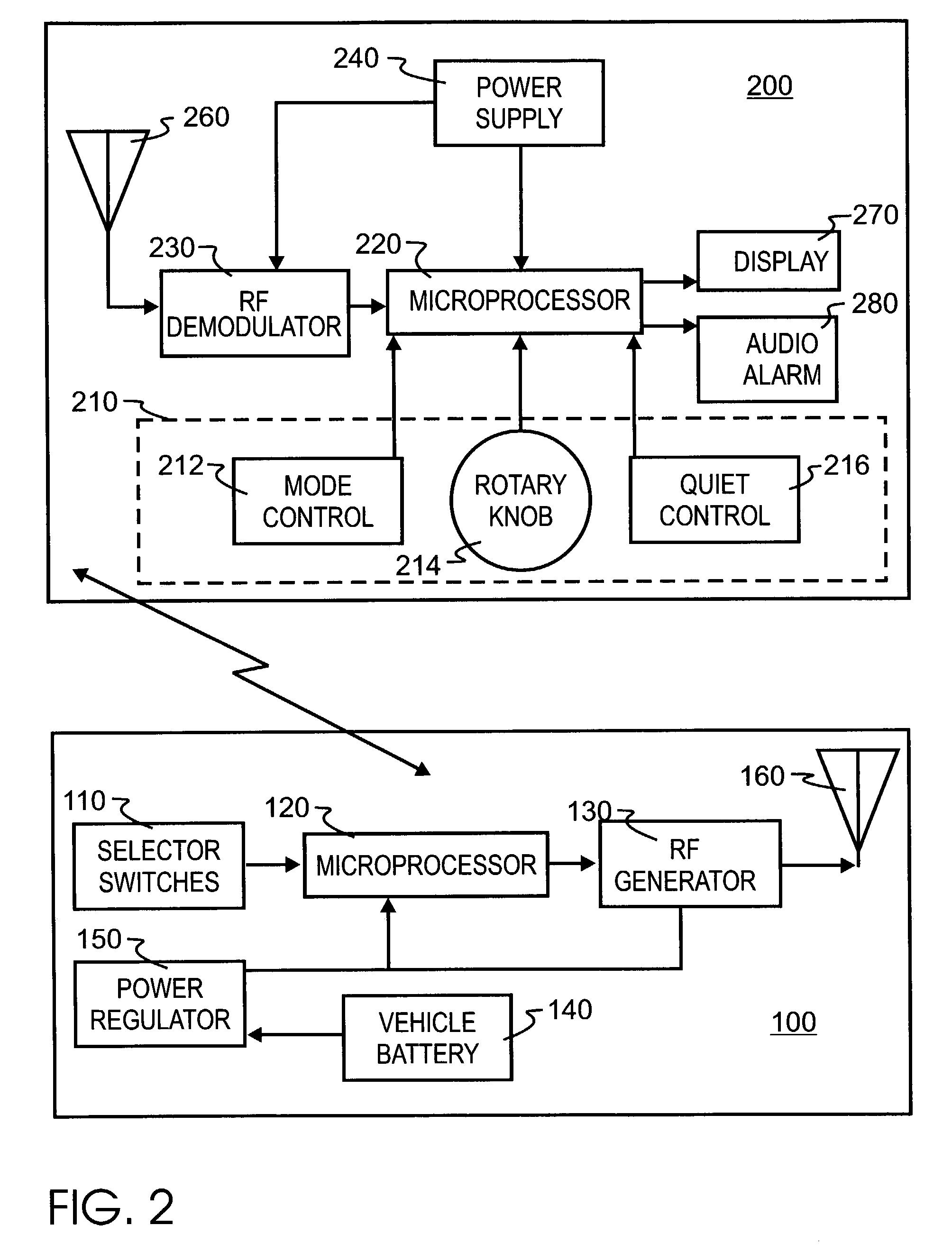 Transportation monitoring system for detecting the approach of a specific vehicle