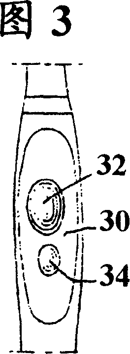 Electric toothbrush with testing button