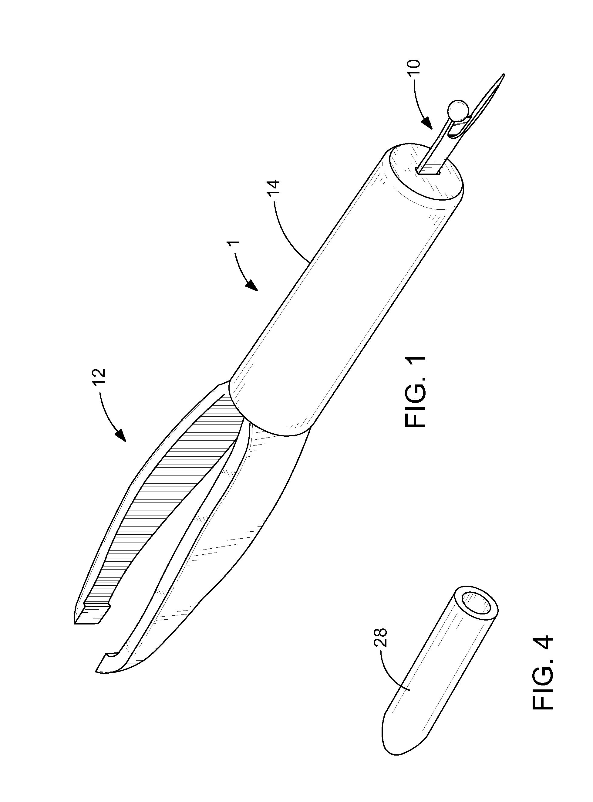 Thread removal device