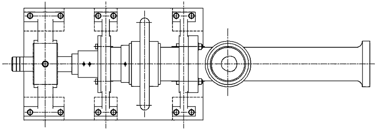 Automatic rotating powder distribution device for nozzle of pulsating vacuum jet pump