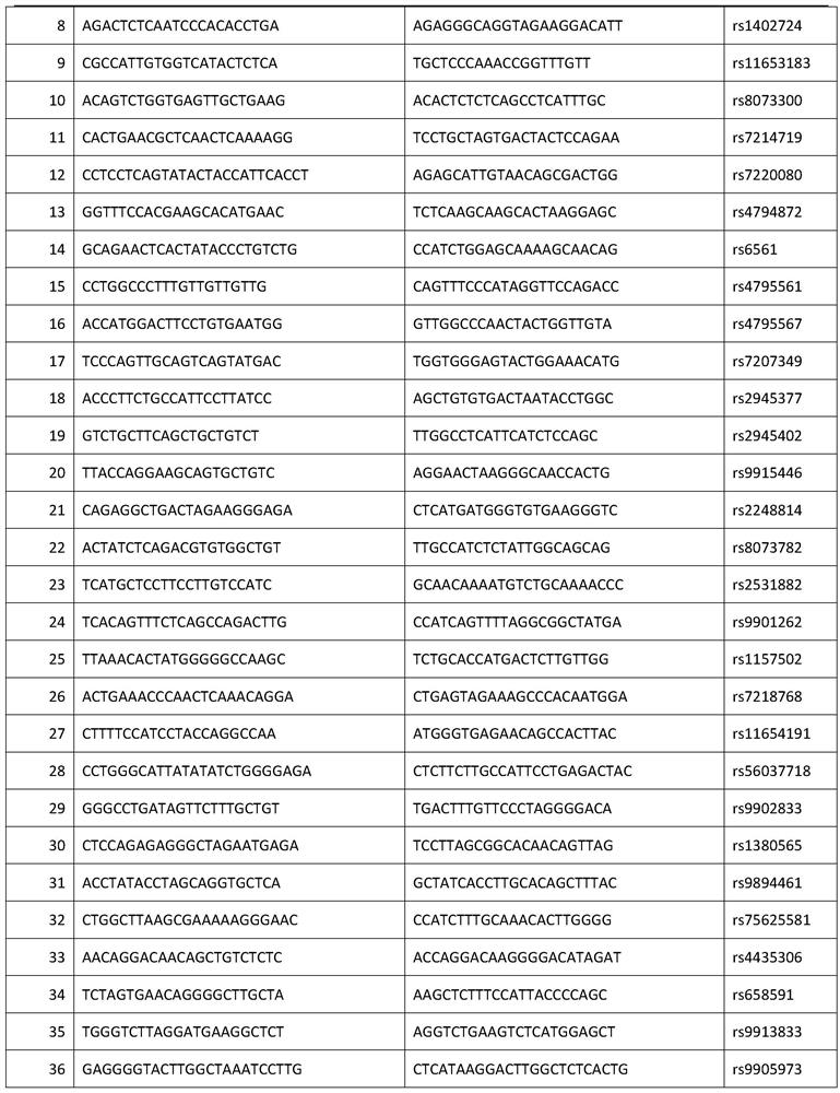 Primer compositions, products and methods for detecting embryos carrying at-risk chromosomes