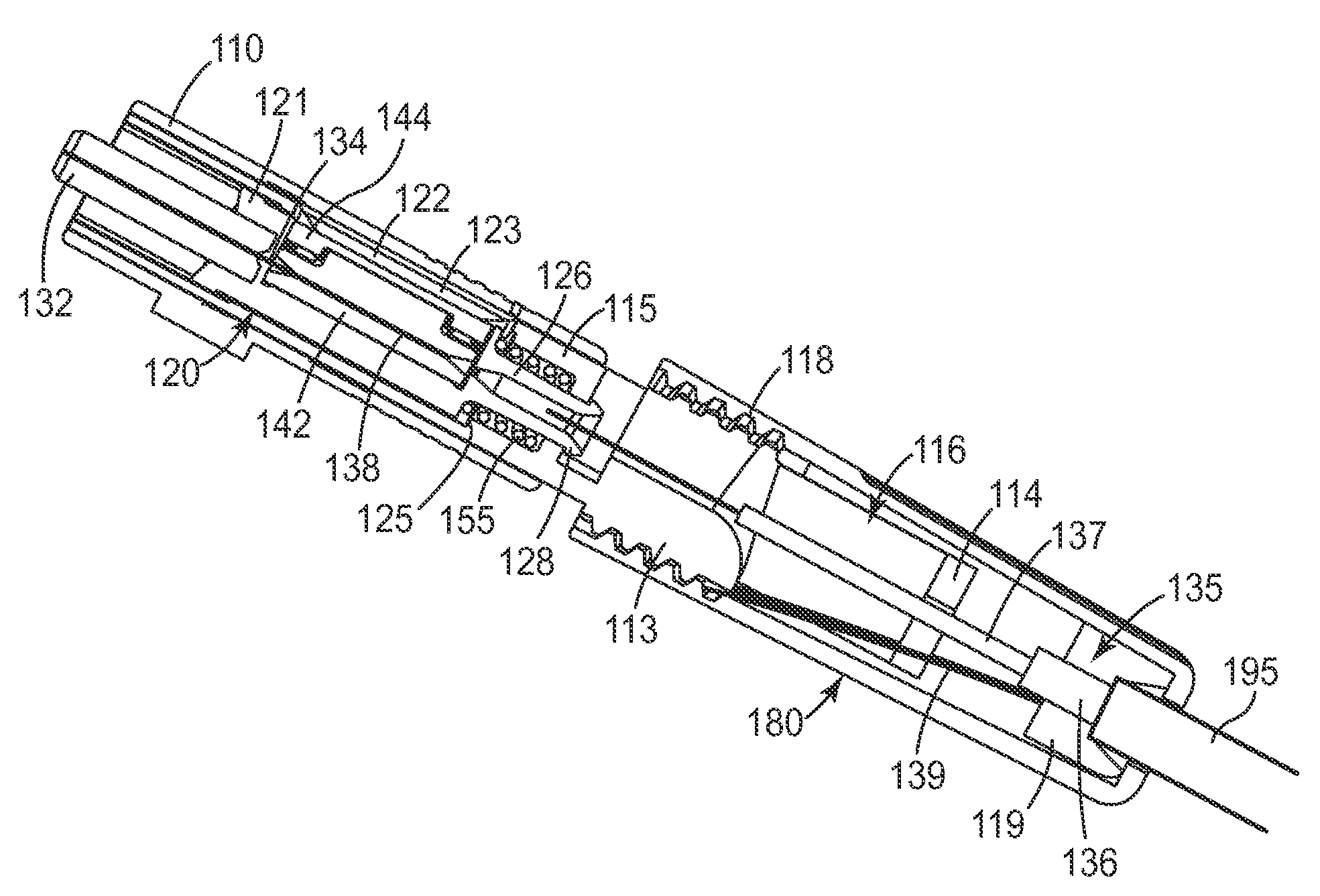 Field installed optical fiber connector for jacketed fiber cable and termination method