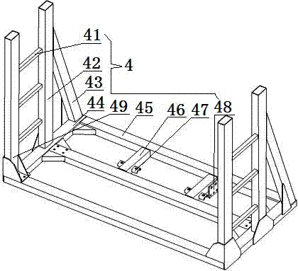 Top-carrying device for car transporting