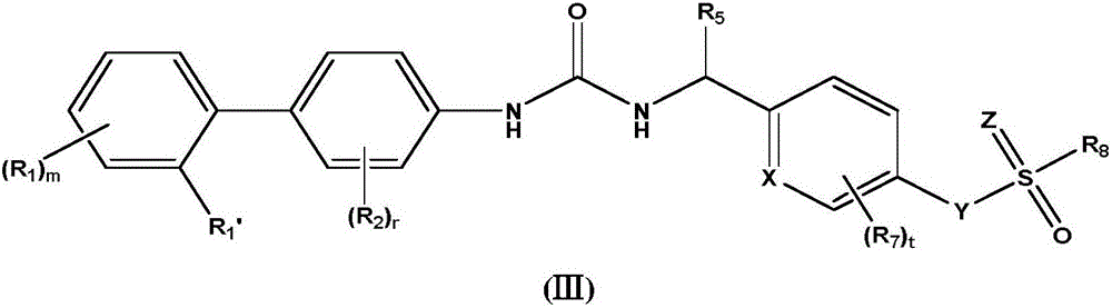 Biaryl urea derivative as well as salt, preparation method and application thereof