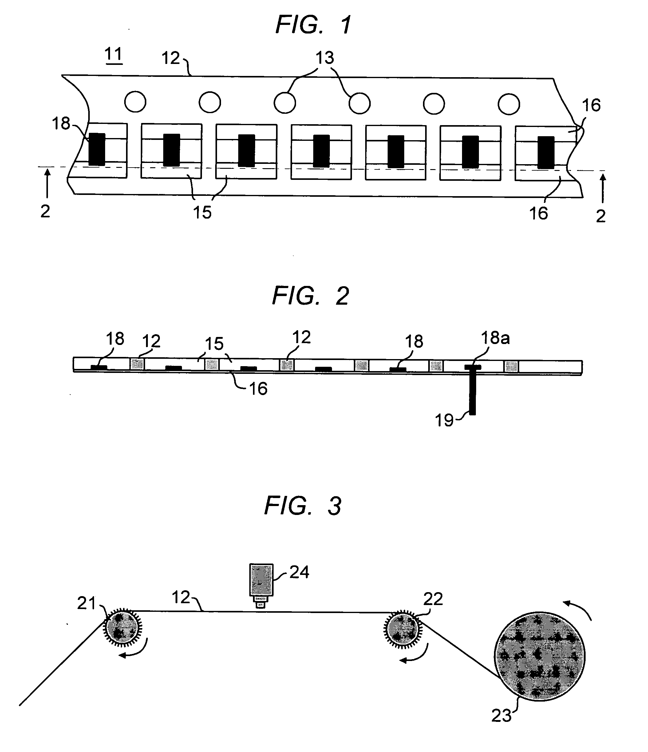 Component handling using adhesive-backed carrier tape