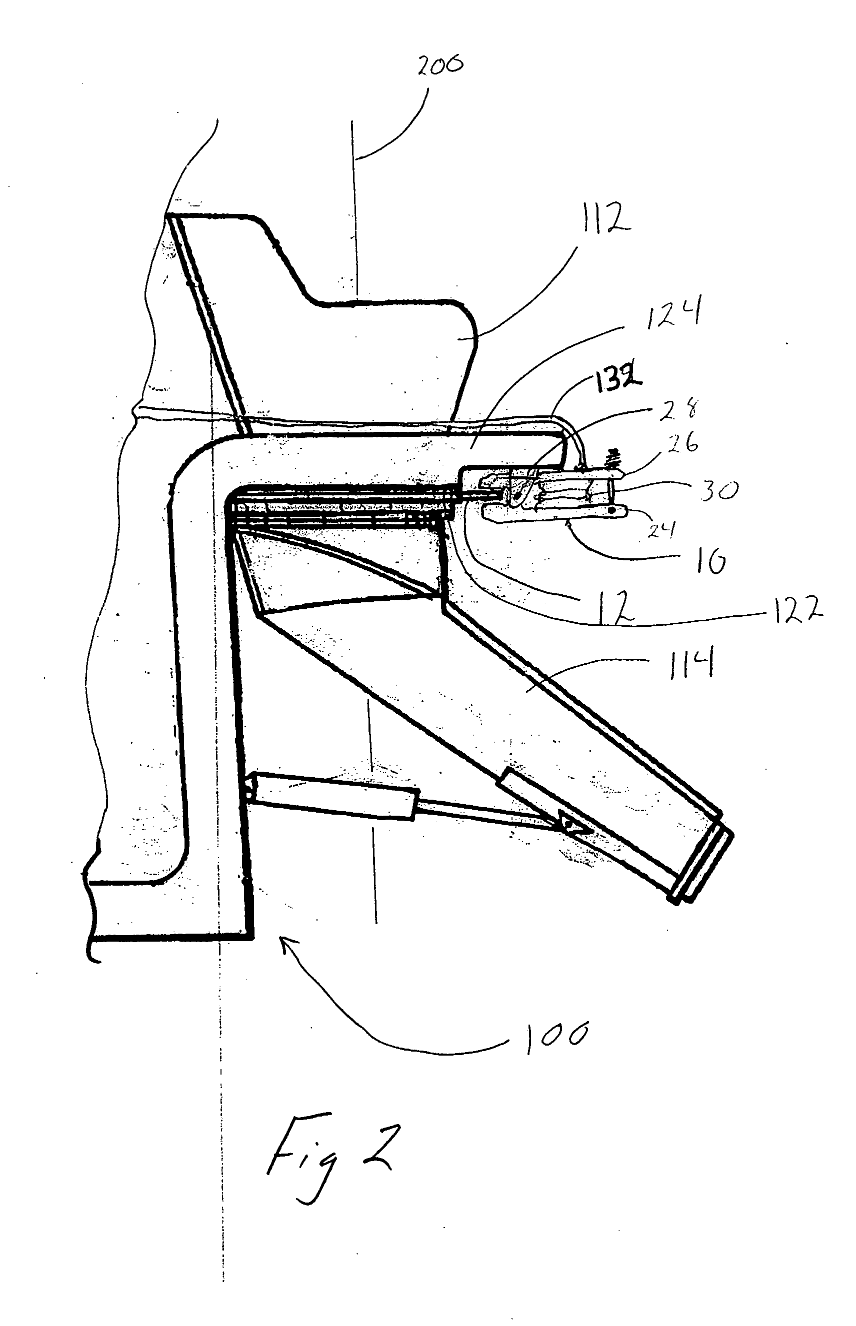 Apparatus and methods for securing discharge chutes on mixing vehicles