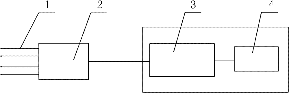 Four-probe piezoresistor tester and grading test method thereof