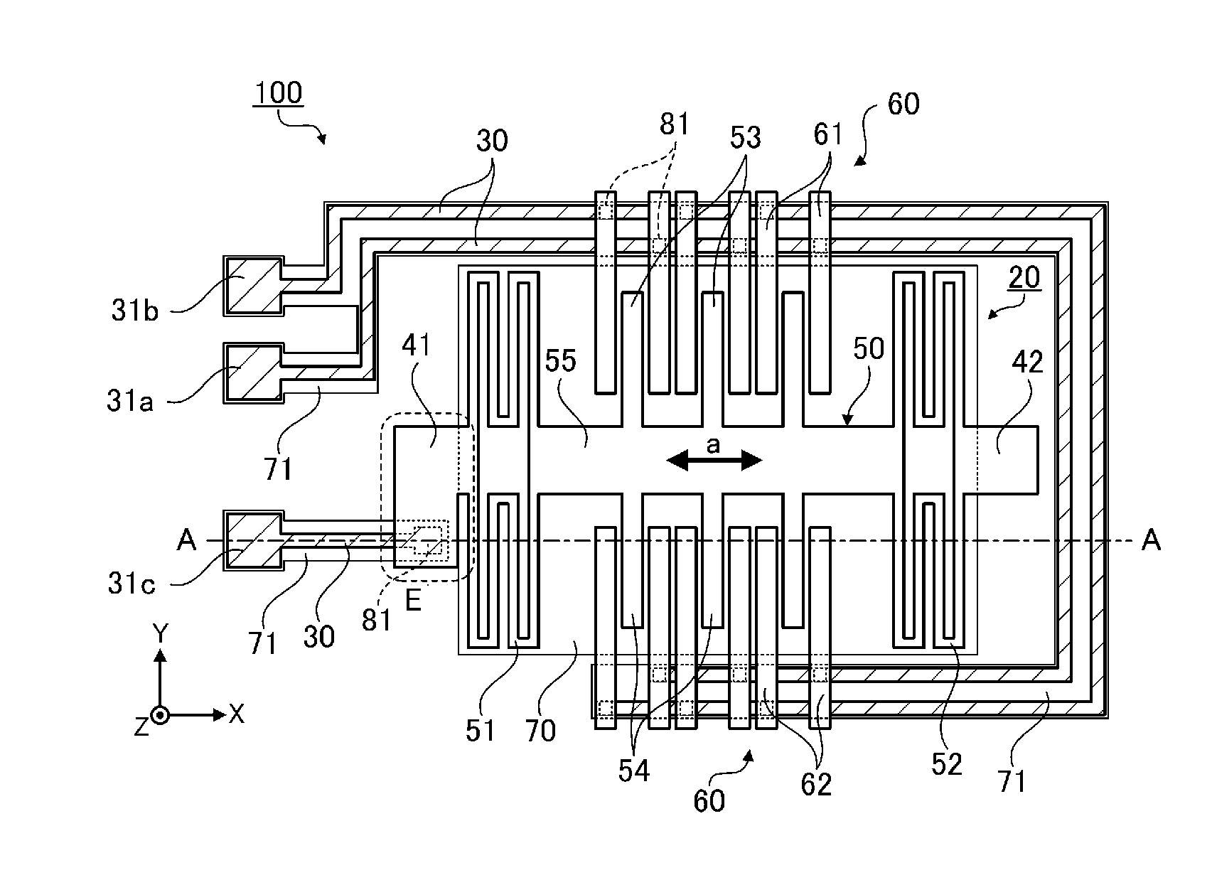 Physical quantity sensor, vibratory device, electronic apparatus, and moving object