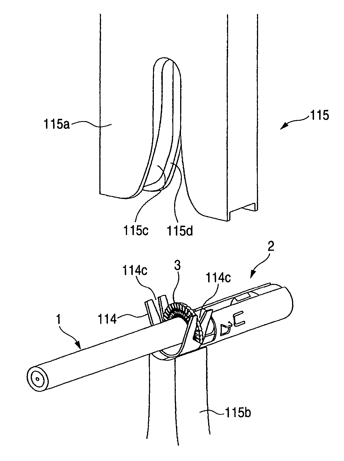 Coaxial cable end-processing structure, coaxial cable shielding terminal and press-fastening apparatus