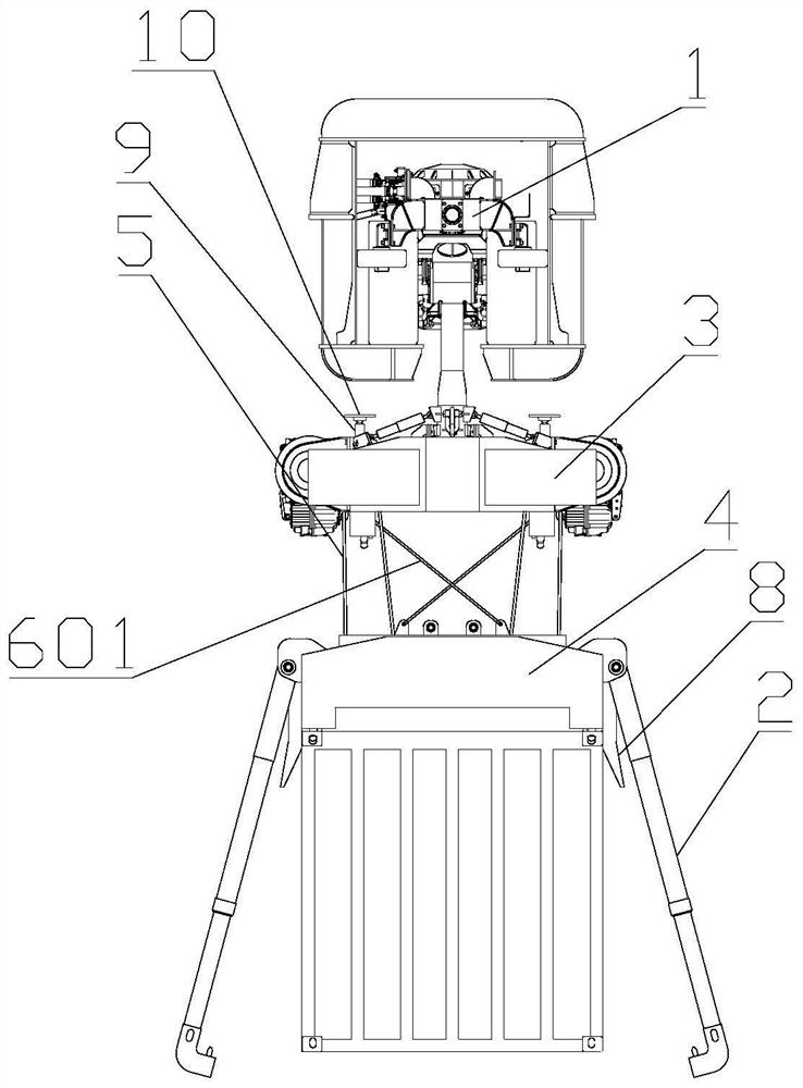 Frame and air transportation vehicle