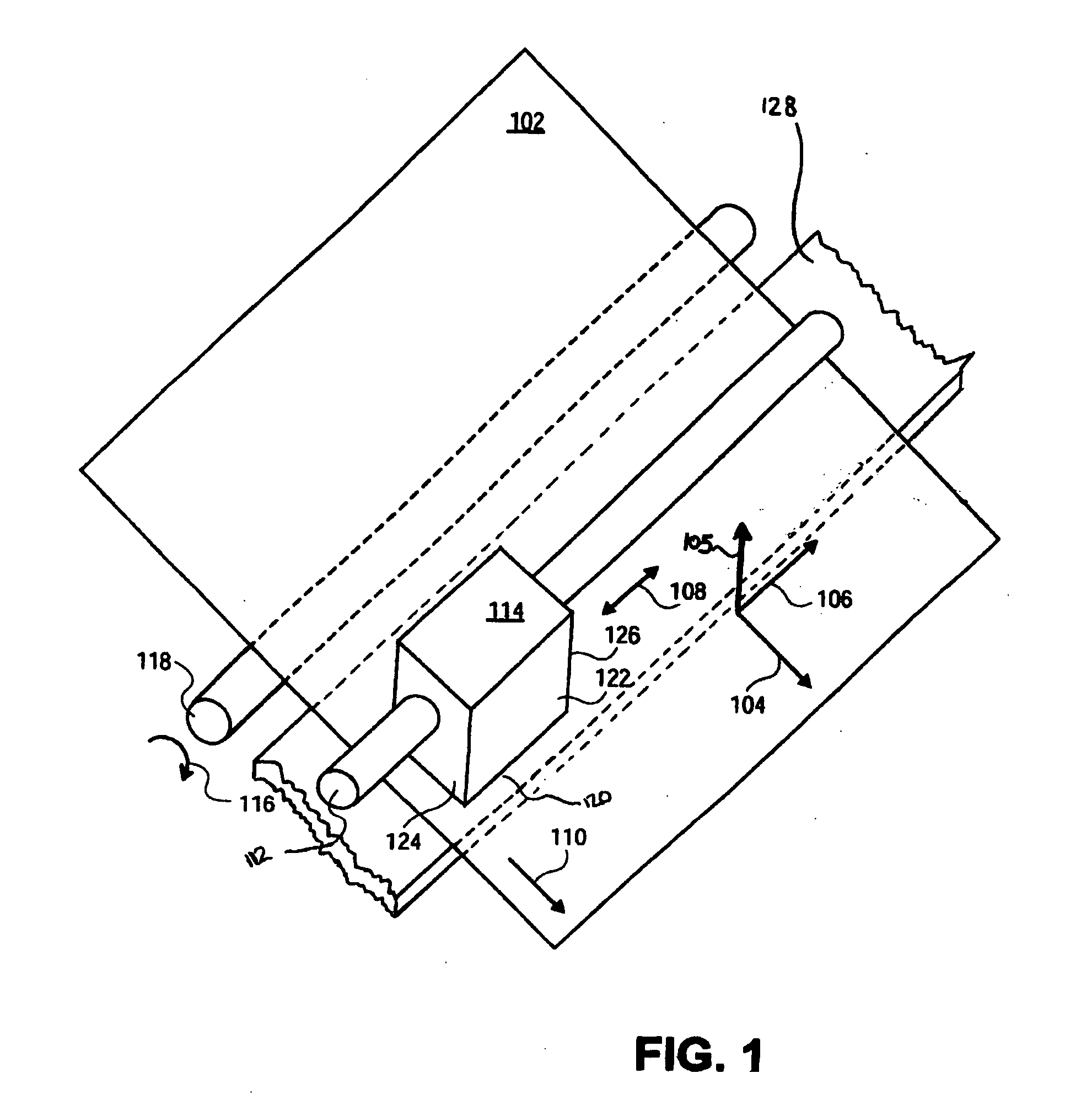 Media-position sensor system