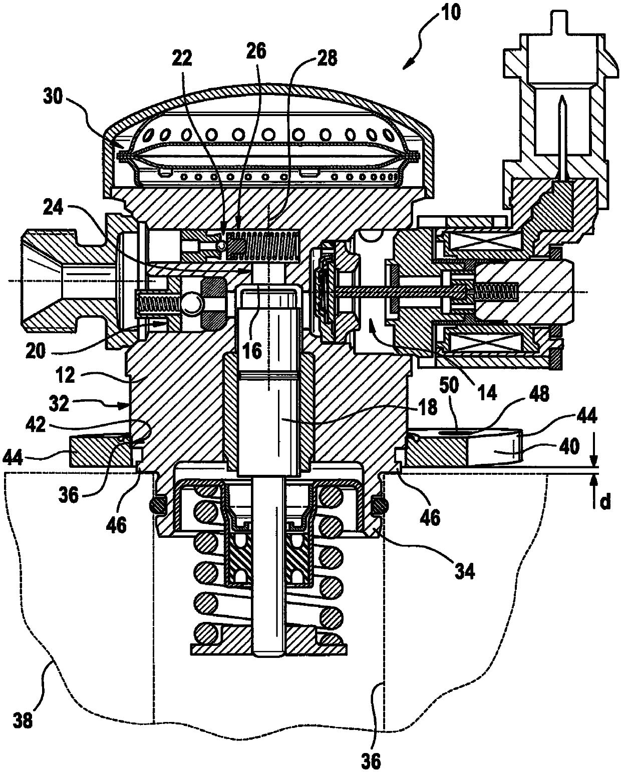 Fuel high-pressure pump