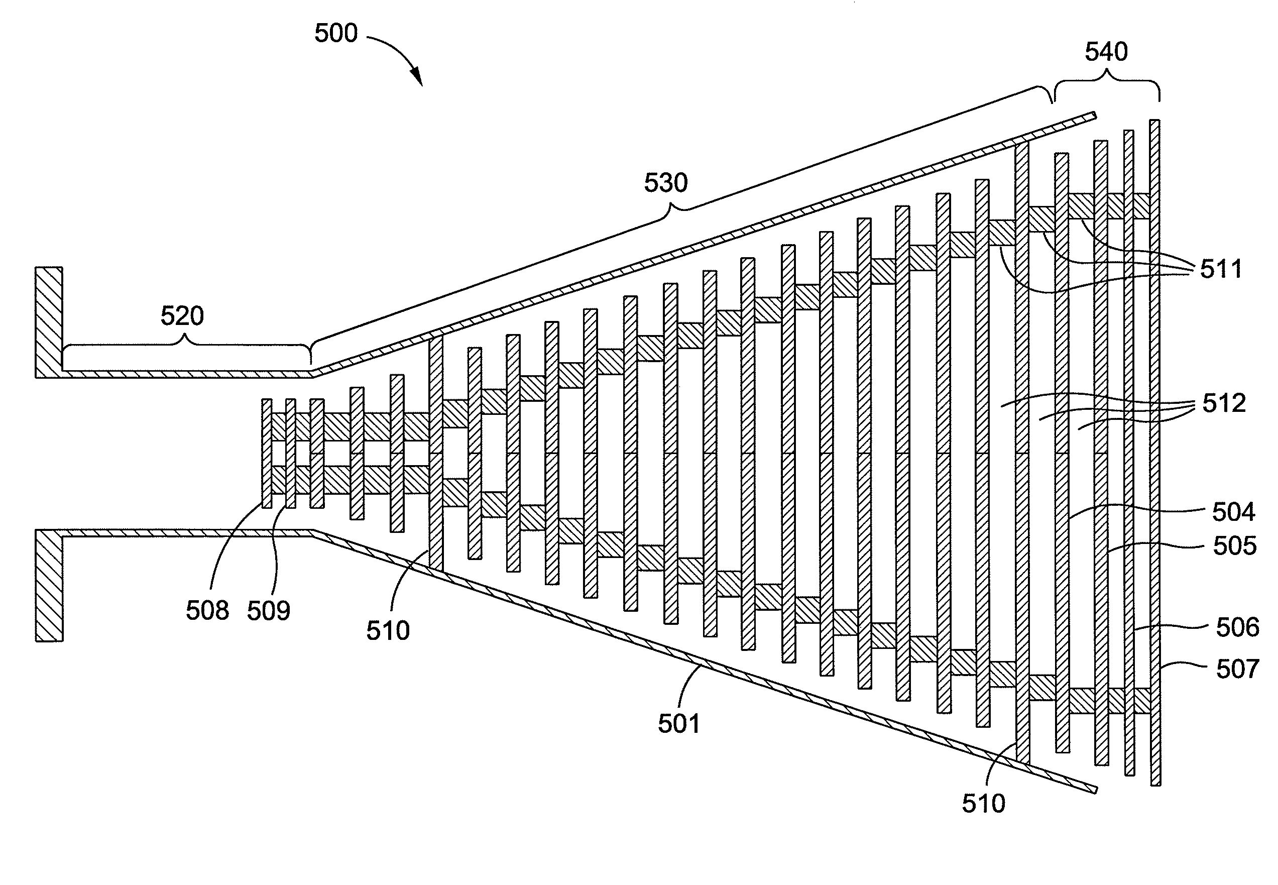 Artificial dielectric antenna elements