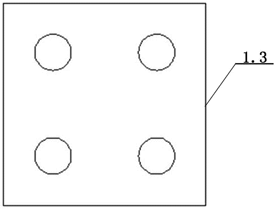 A quick disassembly and assembly frame structure for platform structure support and its construction method