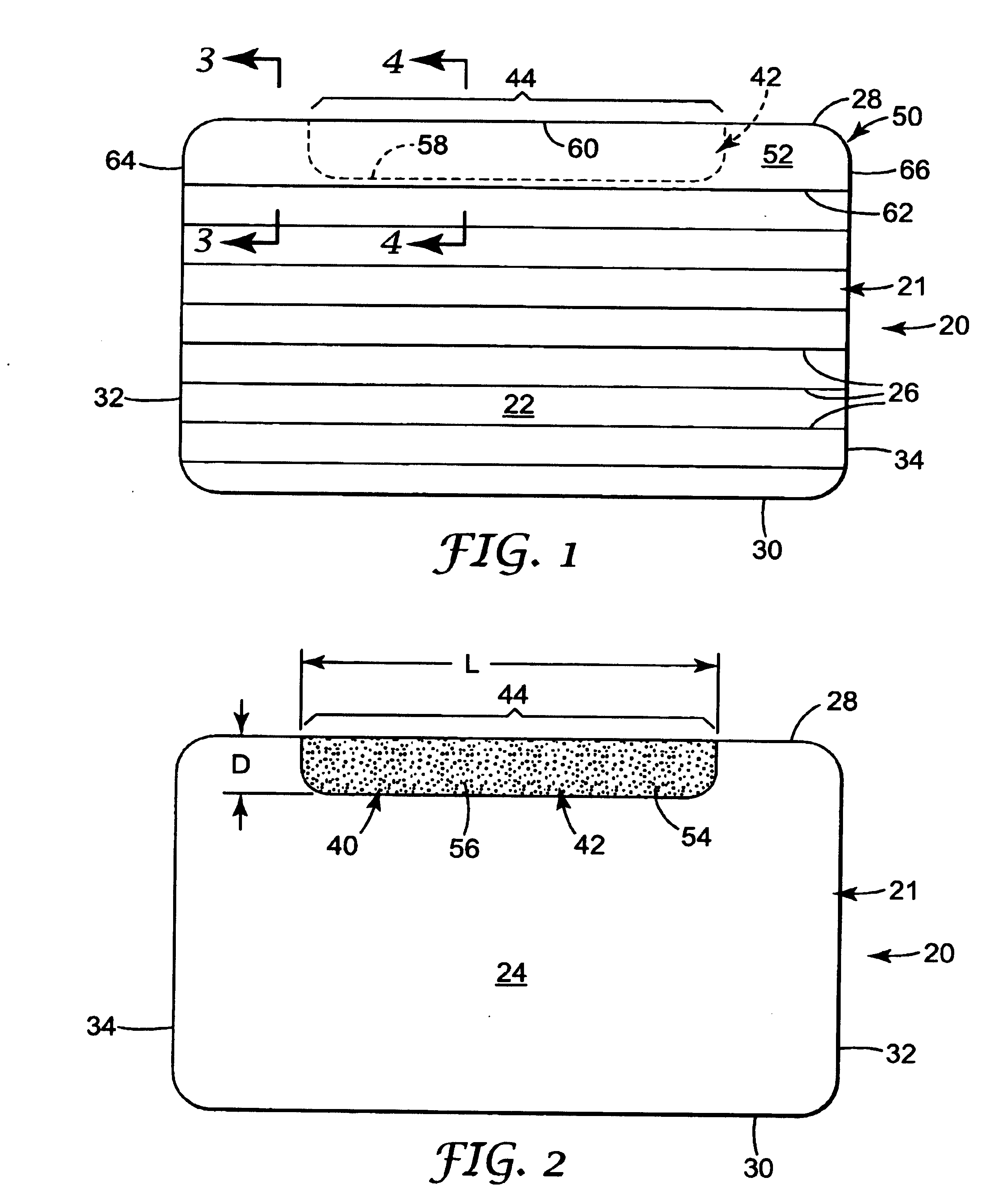 Article with selectively activated adhesive